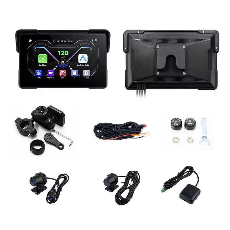 کارپلی مانیتور موتورسیکلت Carplay M7