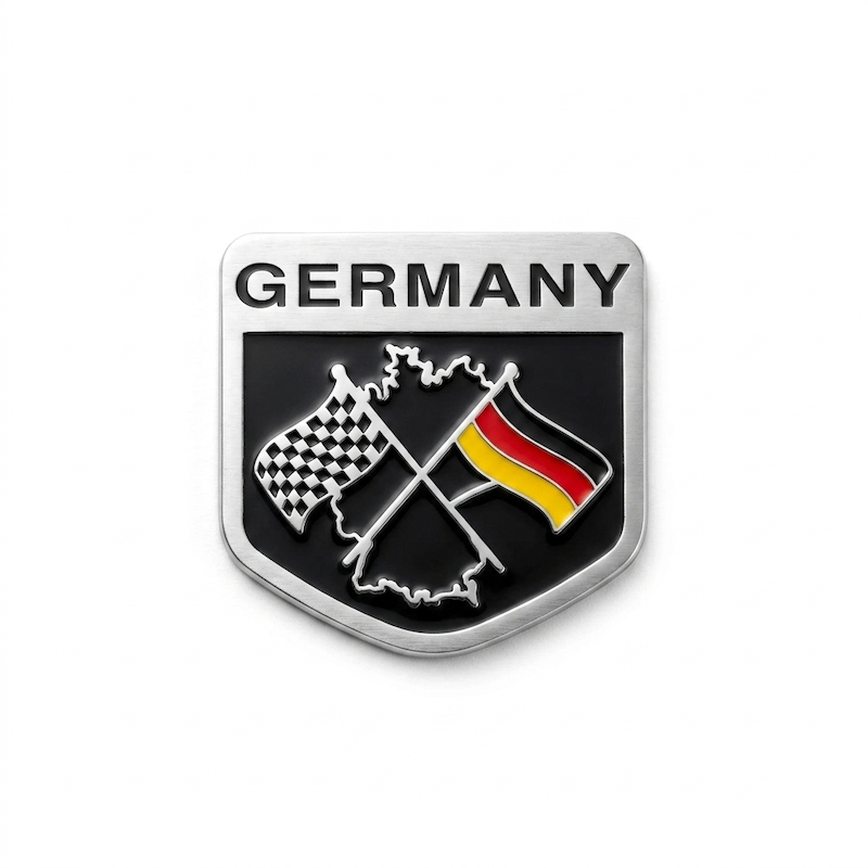 آرم آلومینیومی طرح پرچم کشورها