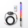میل پرچم LED موتور RGB LED Whip ضد آب