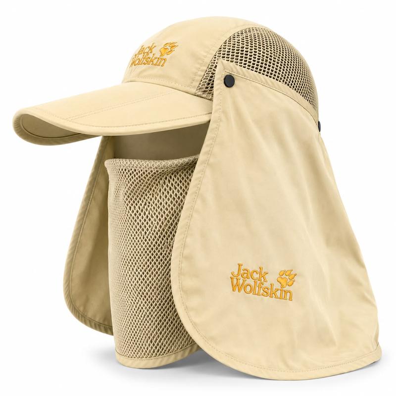 کلاه سه‌تکه کوهنوردی جک ولف‌اسکین Jack Wolfskin با محافظ گردن و صورت