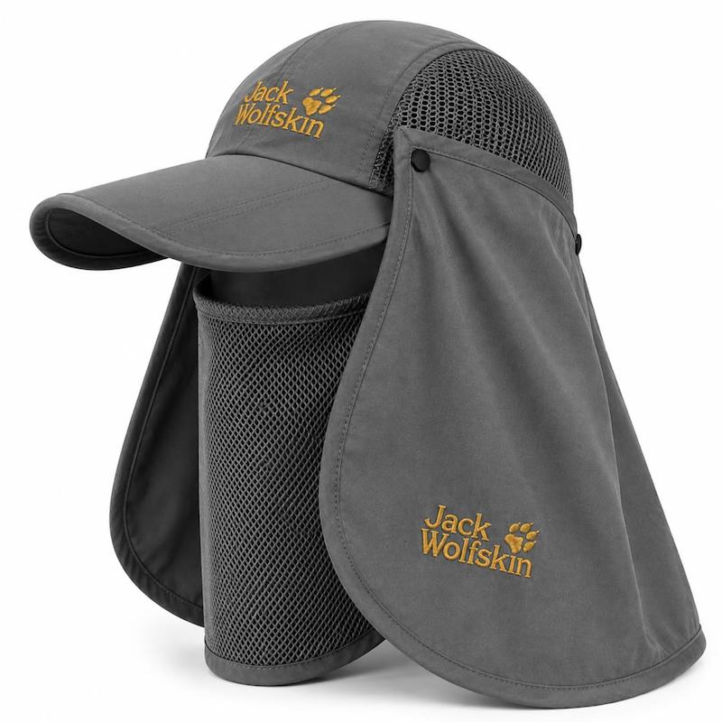 کلاه سه‌تکه کوهنوردی جک ولف‌اسکین Jack Wolfskin با محافظ گردن و صورت