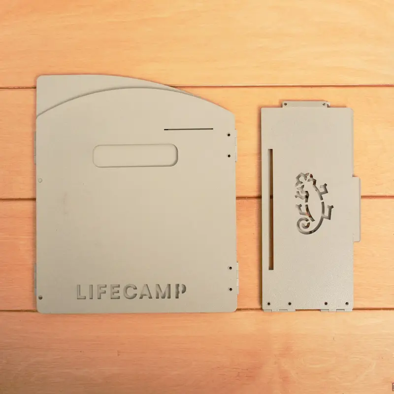 بادگیر تاشو اجاق کمپینگ LIFECAMP