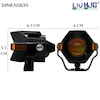 پروژکتور مینی تک لنز LIU HJG P-85 80W 