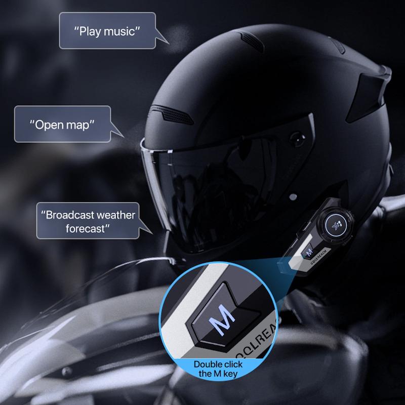 بلوتوث کلاه کاسکت موتورسیکلت Coolreach X7