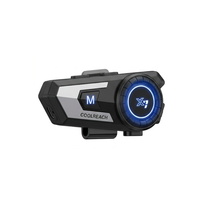 بلوتوث کلاه کاسکت موتورسیکلت Coolreach X7 نقره ای