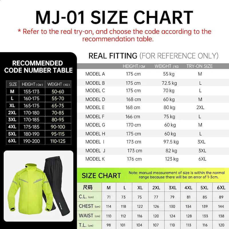 ست بارانی موتورسواری Motor Air مدل MJ-01 | کاپشن و شلوار ضدآب