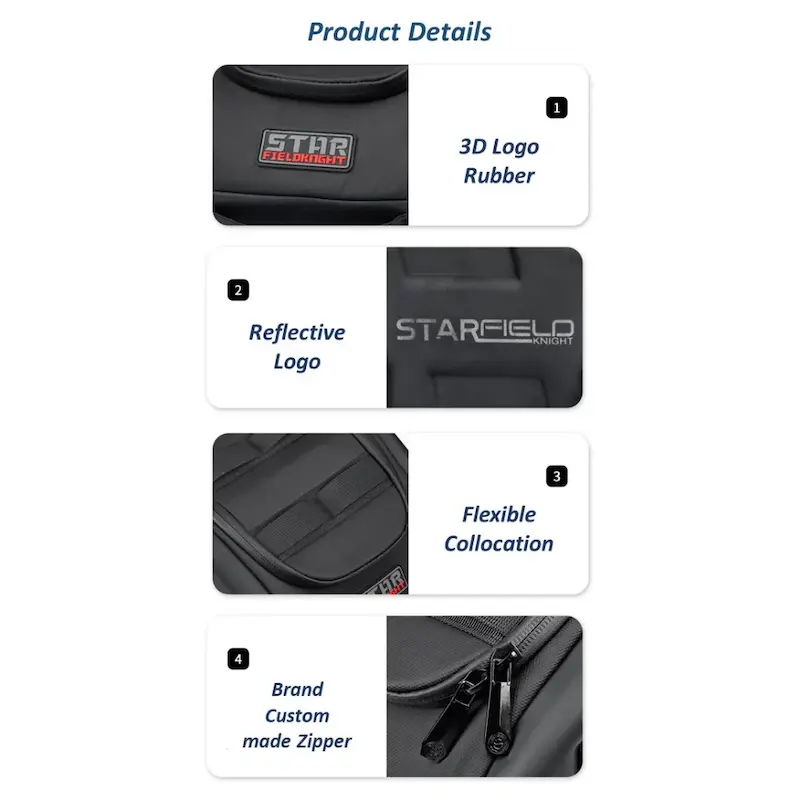 کیف روی باک موتورسیکلت Star Field Knight SKB376 | با امکان انتخاب کیف موبایل
