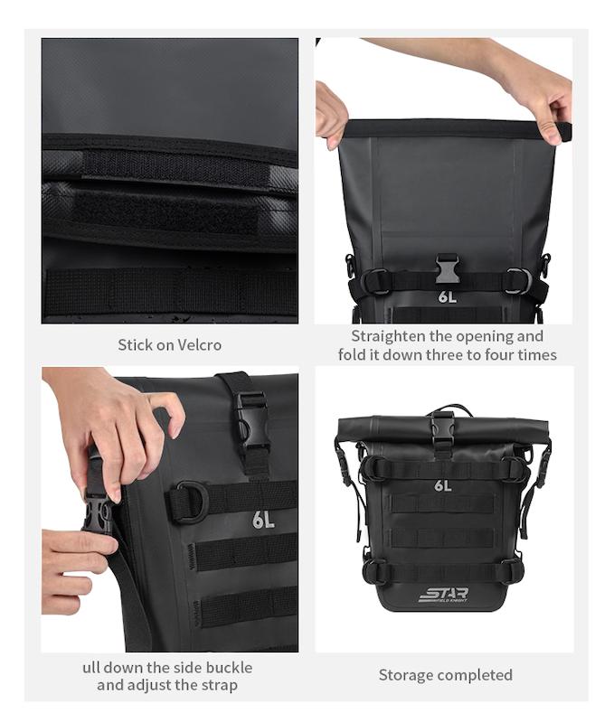 کیف روی گارد موتورسیکلت Star Field Knight مدل SKB382 – یک جفت