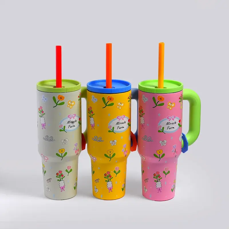 ماگ طرح استنلی طرح گل