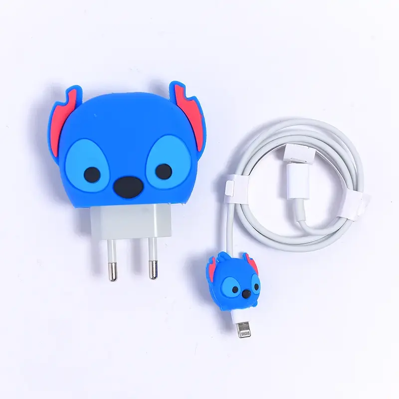 شارژر Type‑C عروسکی طرح لبوبو کرومی کیتی استیچ