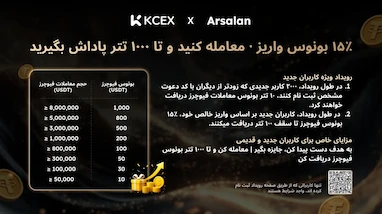 جشنواره ویژه کی سی ایکس (KCEX) با بونوس‌های محدود برای ۲۰۰۰ نفر اول