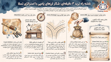 استراتژی اسکالپ سه دقیقه ای ارسلان حبیب اللهی با ربات تسلا