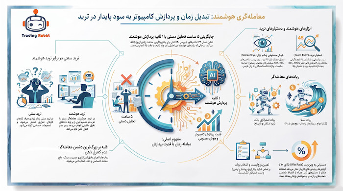 نقشه راه معامله‌گری حرفه‌ای با هوش مصنوعی و ربات ترید