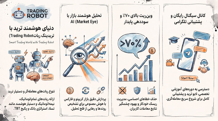 راهنمای کسب سود مستمر با سیگنال ترید و ربات معامله گر