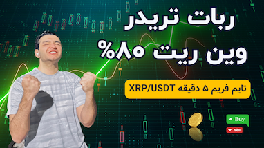 وین ریت ۸۰٪ ربات تریدر استراتژی بانکی |‌ تایم فریم ۵ دقیقه | ربات دستیار تریدر
