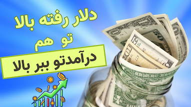 دلار رفته بالا تو هم درآمدتو ببر بالا