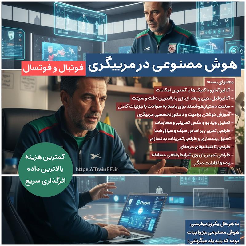 بسته « هوش مصنوعی در مربیگری فوتبال و فوتسال »