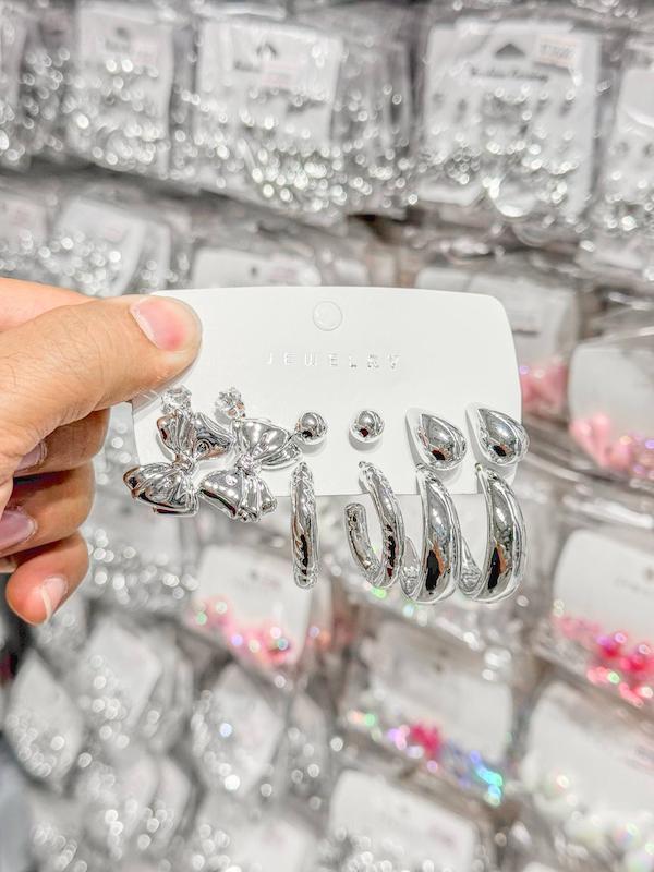 گوشواره پینترستی پک ۶ عددی کد ER6