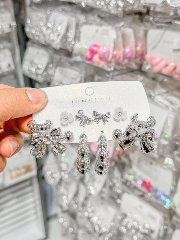 گوشواره پینترستی پک ۶ عددی کد ER6