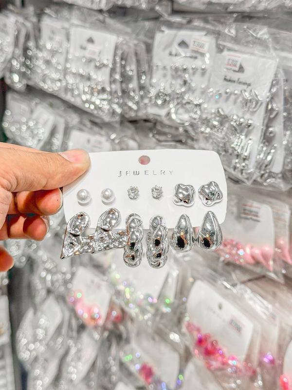 گوشواره پینترستی پک ۶ عددی کد ER6