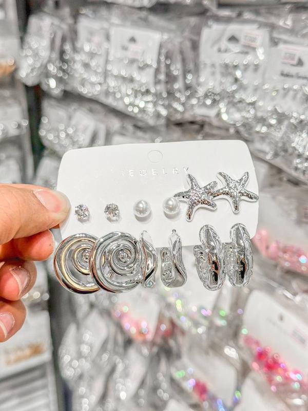 گوشواره پینترستی پک ۶ عددی کد ER6