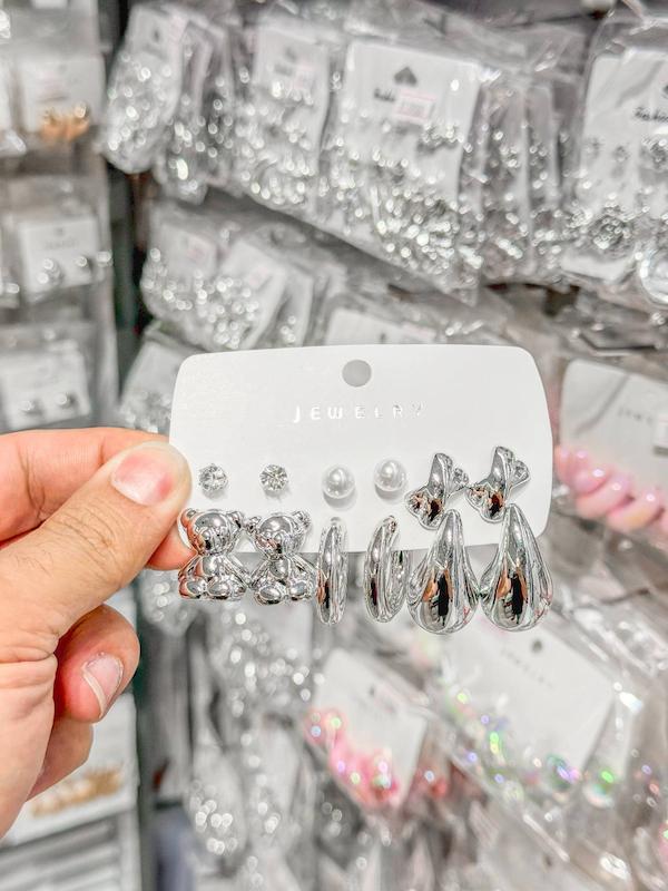 گوشواره پینترستی پک ۶ عددی کد ER6