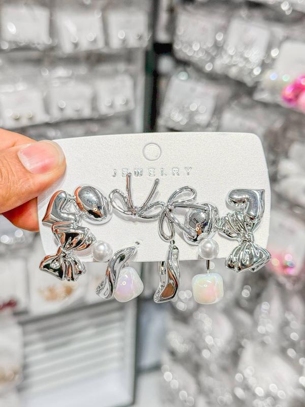 گوشواره پینترستی پک ۶ عددی کد ER6