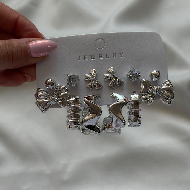 گوشواره پینترستی پک ۶ عددی کد ER8