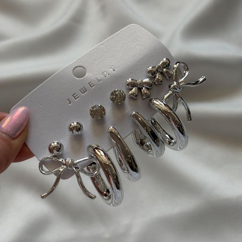 گوشواره پینترستی پک ۶ عددی کد ER8