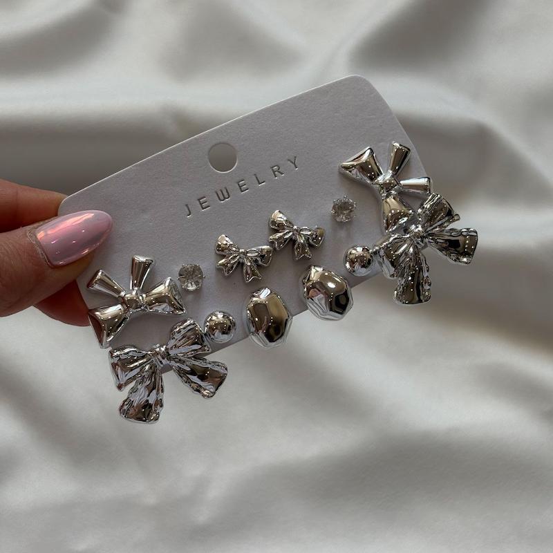 گوشواره پینترستی پک ۶ عددی کد ER8