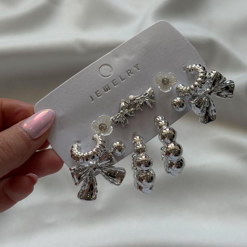 گوشواره پینترستی پک ۶ عددی کد ER8