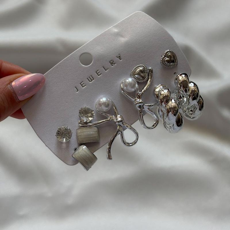 گوشواره پینترستی پک ۶ عددی کد ER8