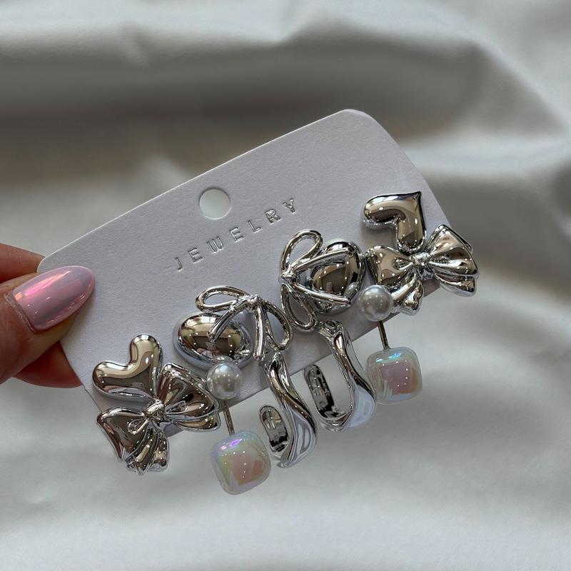 گوشواره پینترستی پک ۶ عددی کد ER8