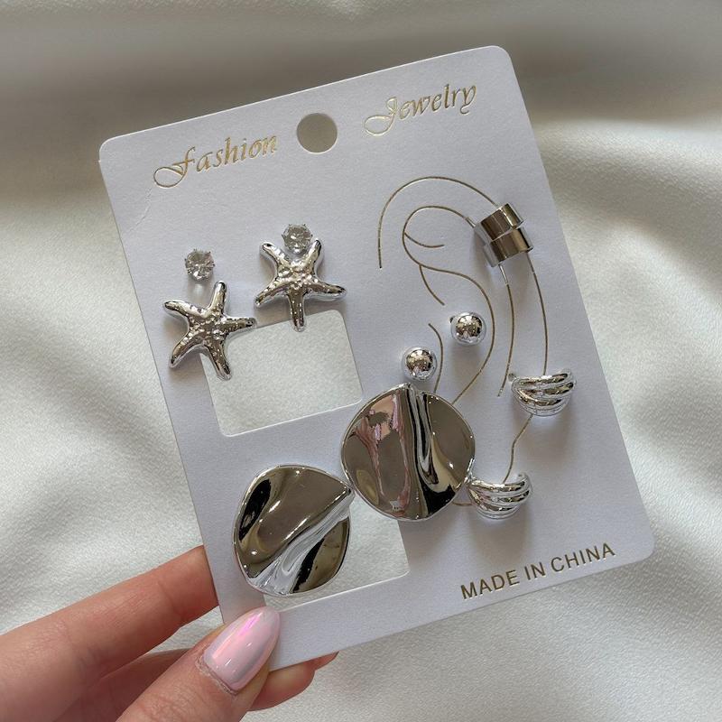 ایرکاف و گوشواره پینترستی پک ۶ عددی کد CR8