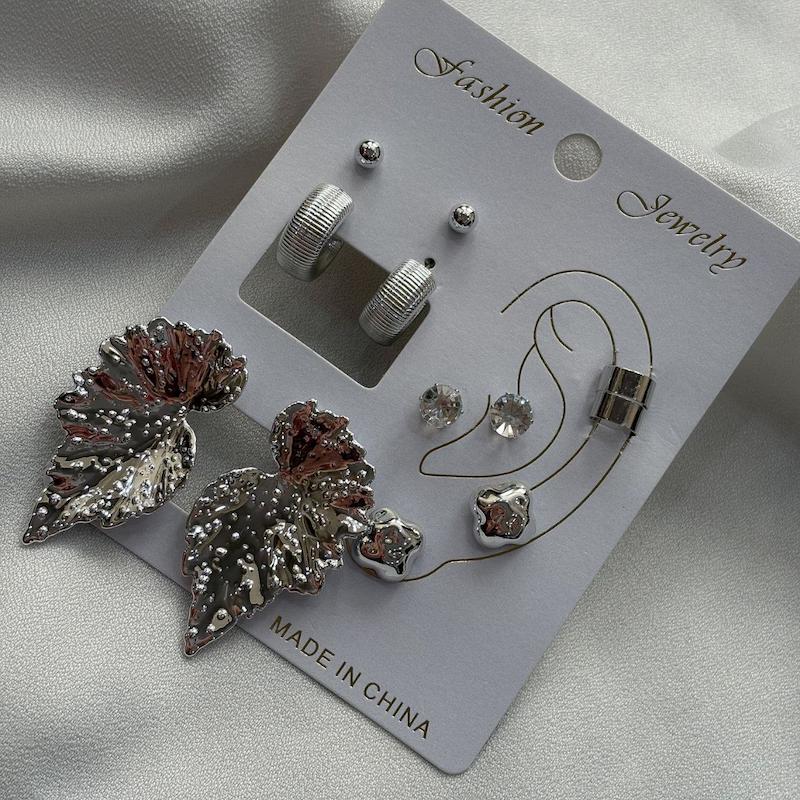 ایرکاف و گوشواره پینترستی پک ۶ عددی کد CR8