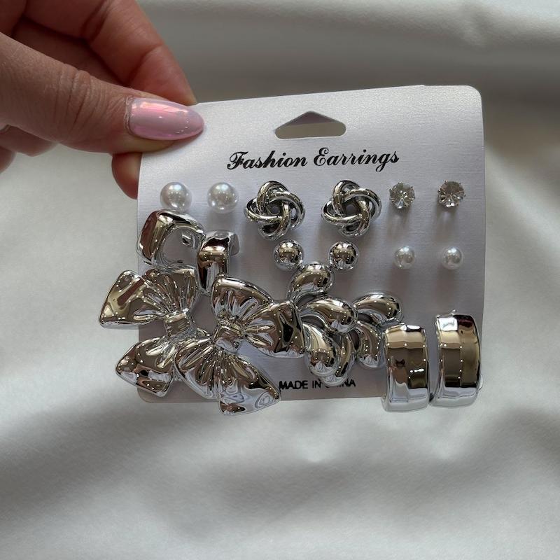 گوشواره پینترستی پک ۶ عددی کد CR6