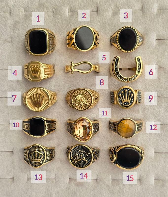 انگشتر مردانه مدل استیل ۳۱۸