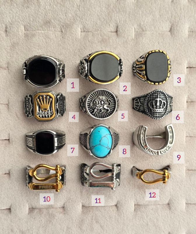 انگشتر مردانه مدل استیل ۳۱۸