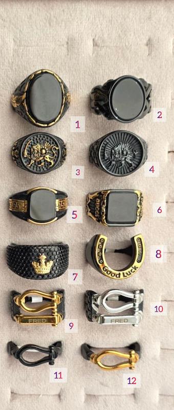 انگشتر مردانه مدل استیل ۳۱۸