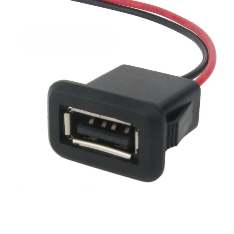 کانکتور و سوکت تغذیه USB روپنلی مادگی 2پین
