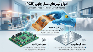 راهنمای کامل انواع فیبر مدار چاپی (PCB)