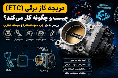 دریچه گاز برقی چیست؟ آشنایی با اجزا و نحوه عملکرد