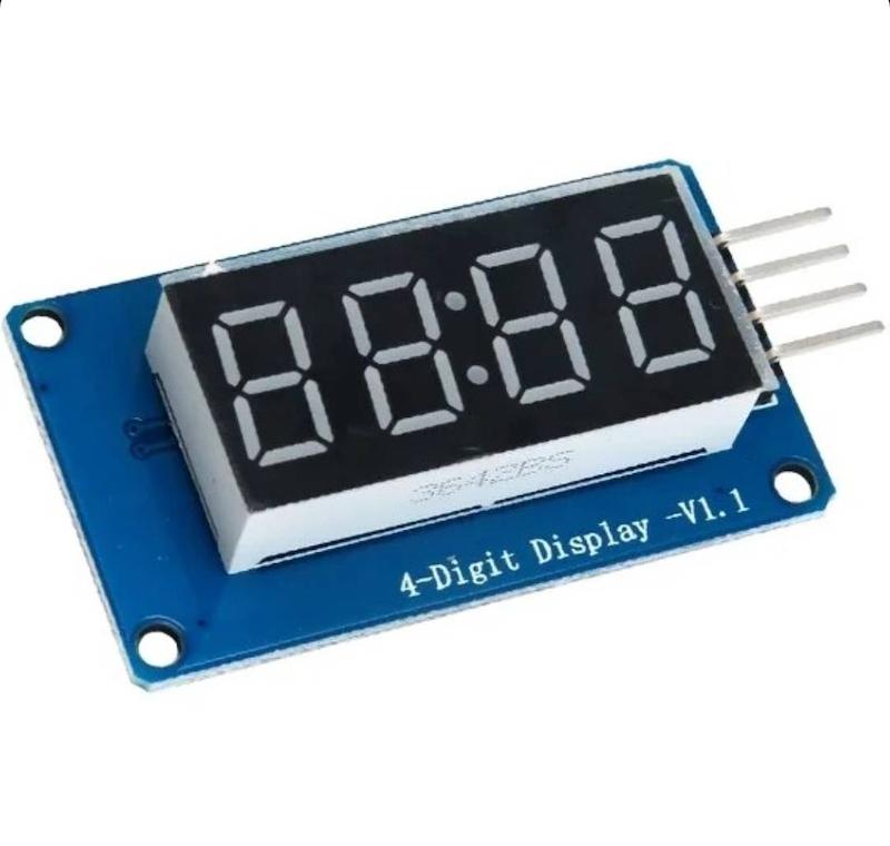ماژول سگمنت چهار رقمی با درایور TM1637