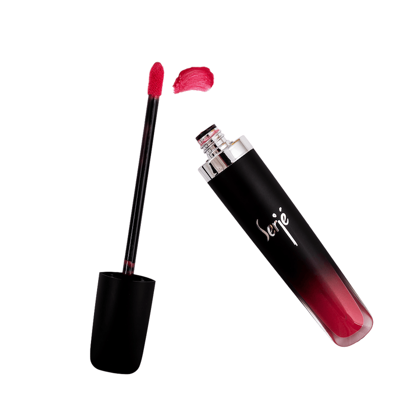 رژ لب مایع ابریشمی ساتین سرژه کد 201 (True Pink)