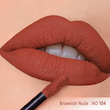 رژ لب مایع مخملی مات سرژه کد 104 (Brownish Nude)