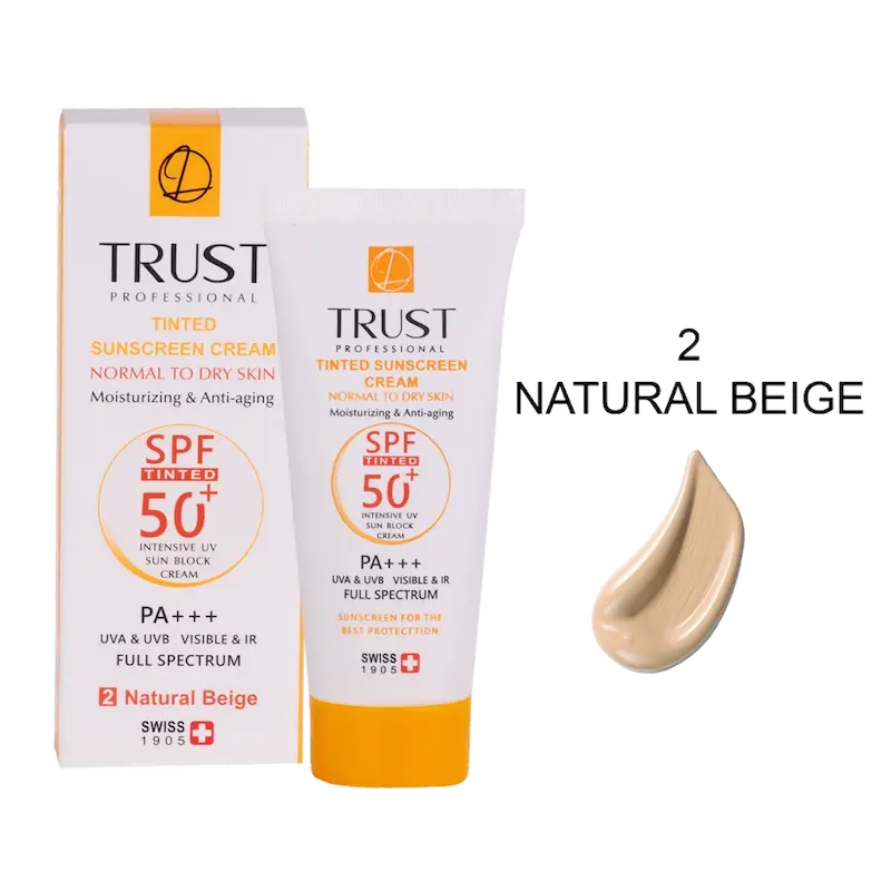 کرم ضدآفتاب رنگی و ضدپیری بژ طبیعی(پوست خشک تا نرمال)