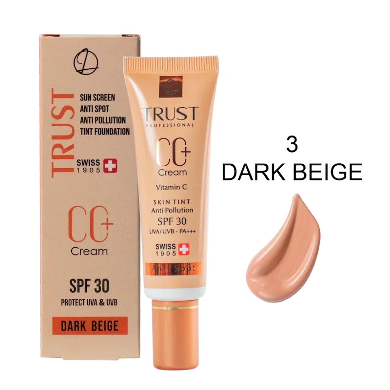 سی سی کرم پلاس تراست شماره 3 (بژ تیره) 