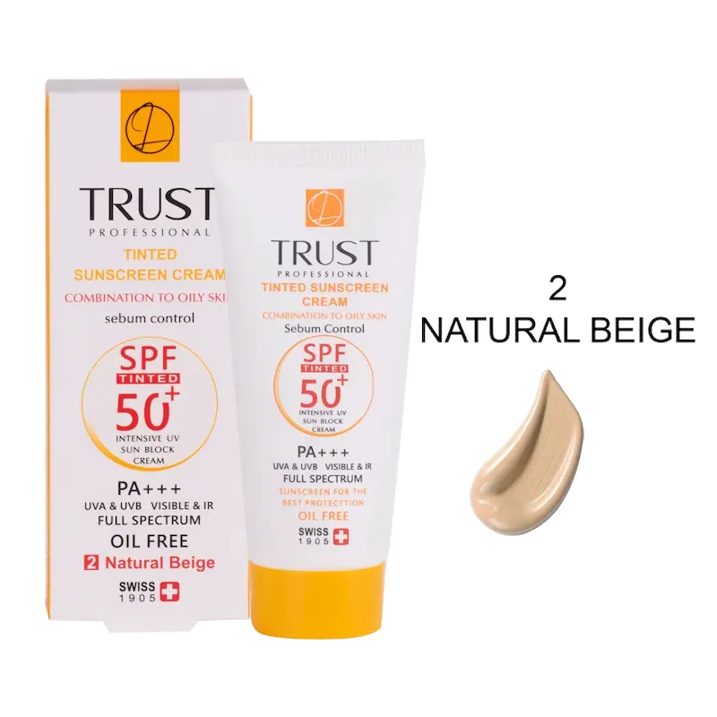 کرم ضد آفتاب رنگی و کنترل چربی بژ طبیعی (پوست مختلط تا چرب) (2024)