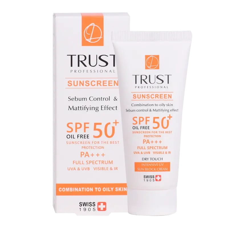 م ضد آفتاب و کنترل چربی (پوست مختلط تا چرب) (فاقد رنگ)