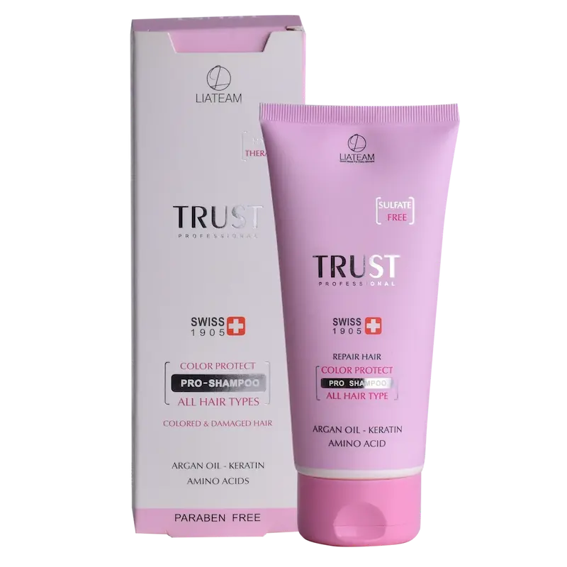 شامپو تخصصی تثبیت رنگ و ترمیم مو